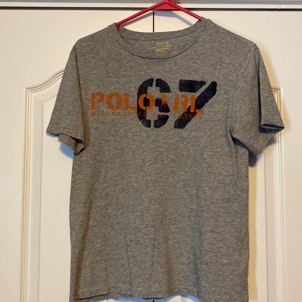 Polo Ralph Lauren Boys Size 10 - 12 Gray Tshirt